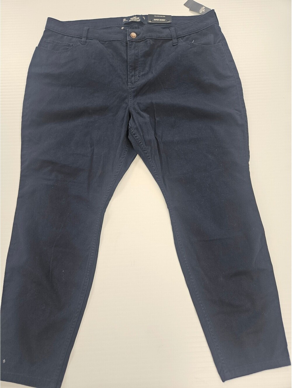 NWT Hollister High-Rise Super Skinny Navy Blue Pants Size W35